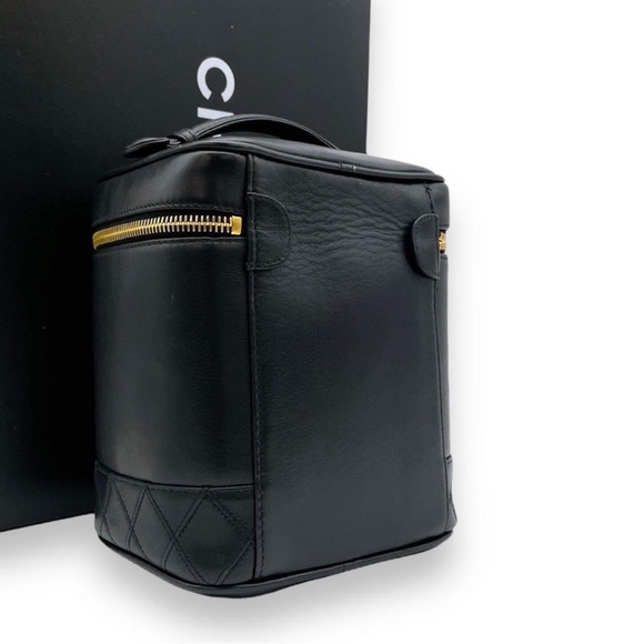 CHANEL Vintage Lambskin COCO Vanity Bag Black 240615N - Picture 2 of 5